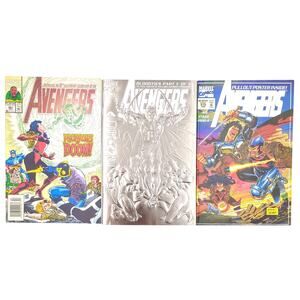 Avengers Lot 361 369 375 Marvel Comics Bloodties Vision Black Knight VF 1993-94